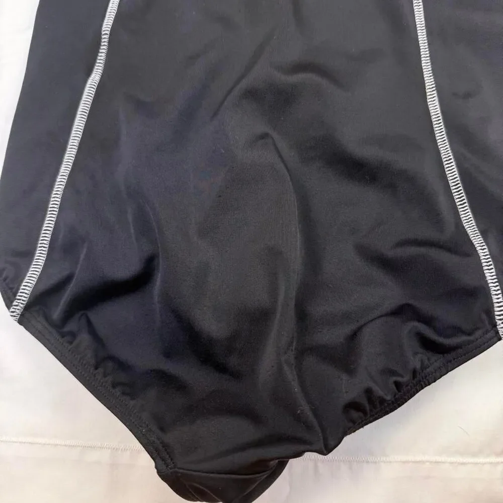 Lands-end Youth Black Swimsuit-one-piece